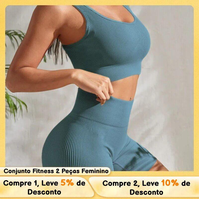 Conjunto Fitness- 2 Peças Feminino