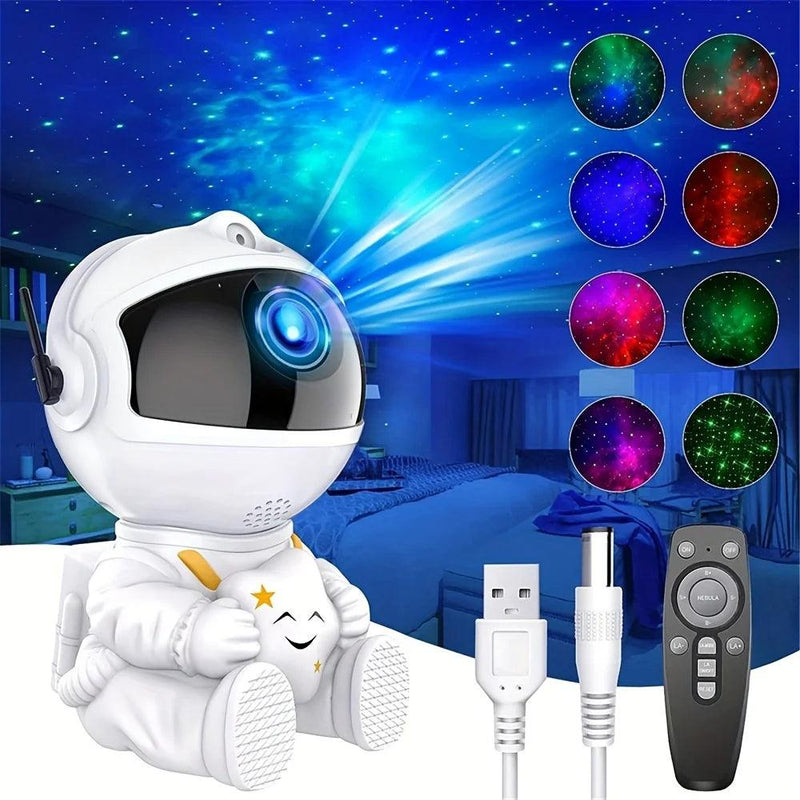 Projetor Astronauta Galaxy LED