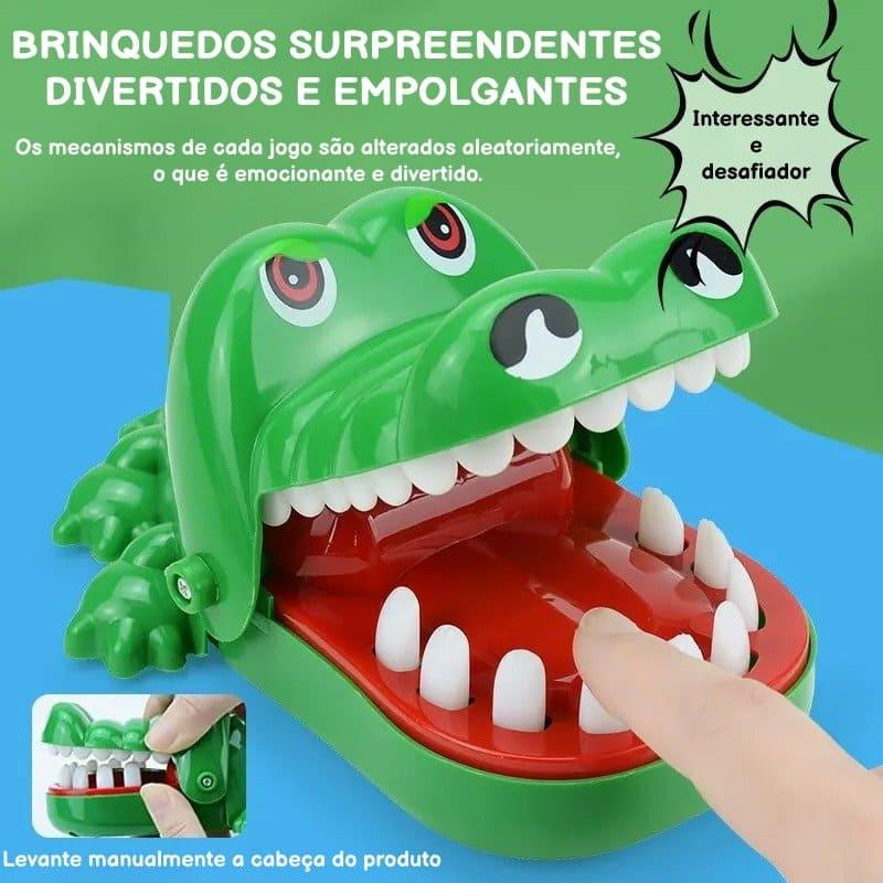 Dentes de Crocodilo - Brinquedo Mordida Divertida