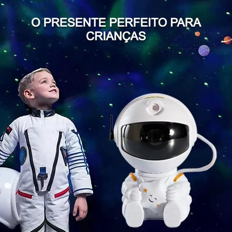 Projetor Astronauta Galaxy LED