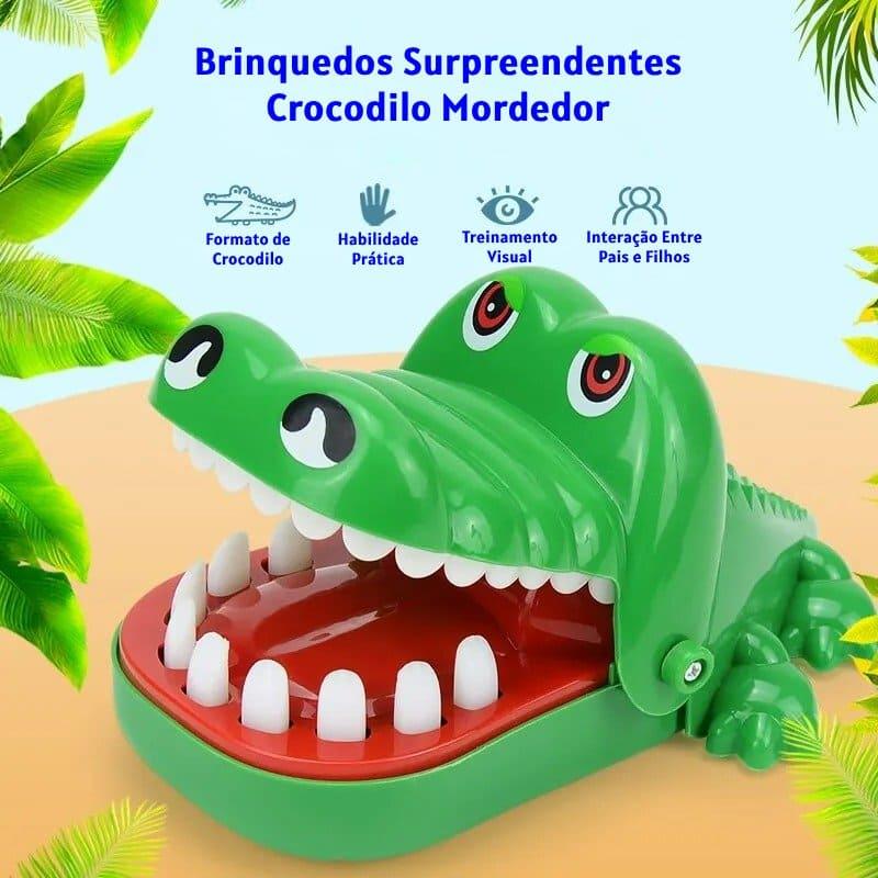 Dentes de Crocodilo - Brinquedo Mordida Divertida