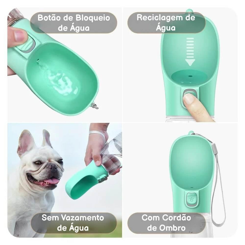 Garrafa de Água Portátil para Pets