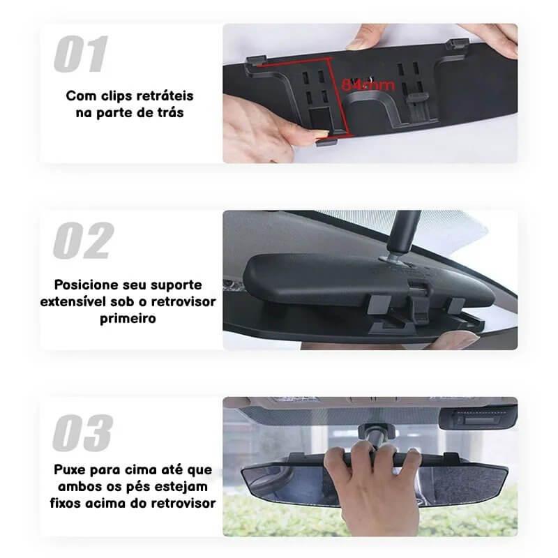 Retrovisor Panorâmico pra Carro