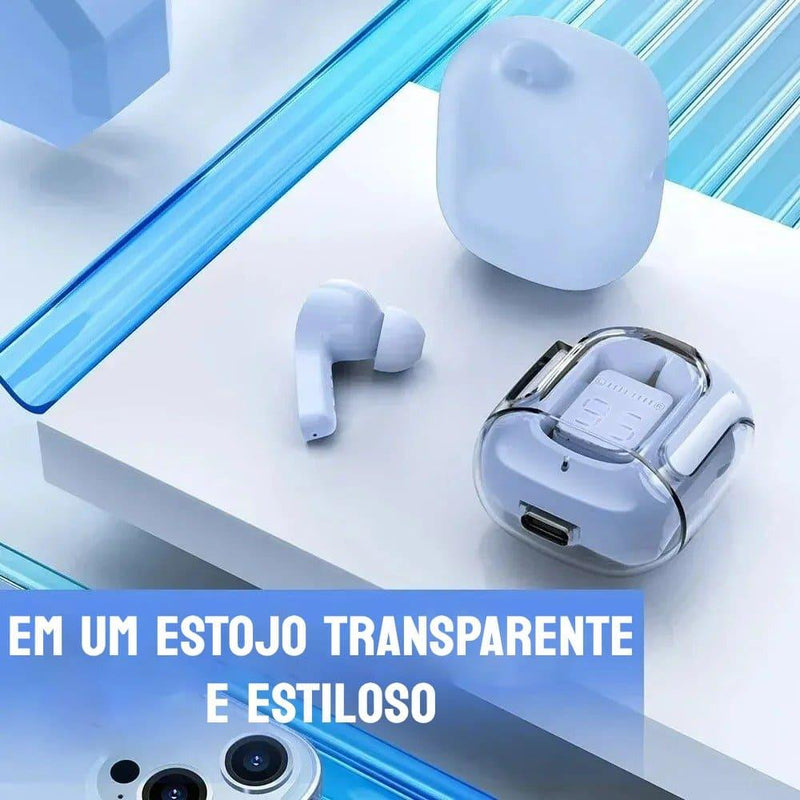 Fone Bluetooth T2 Transparente